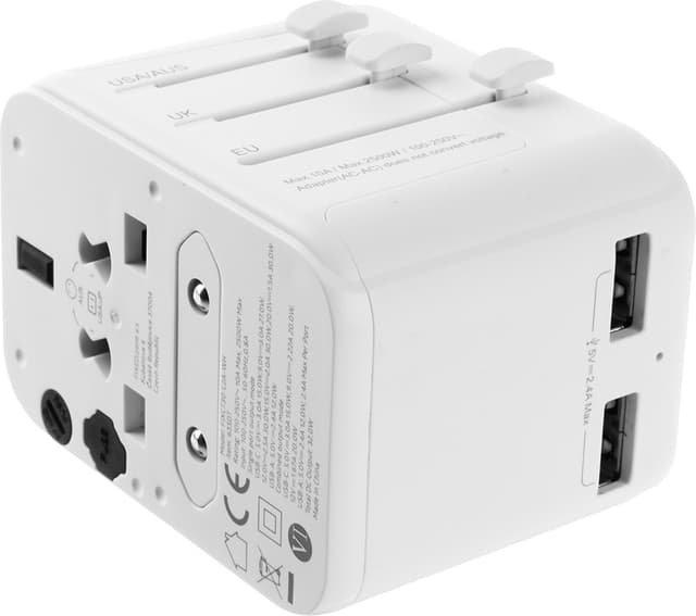 Fixed World 30W rejseadapter (hvid)