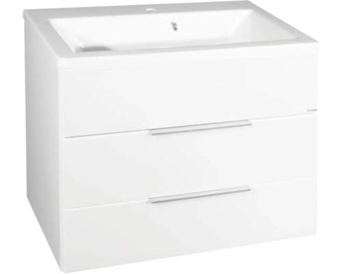 Wastafelmeubel FACKELMANN Kara 79,5 cm wit gemonteerd 80954