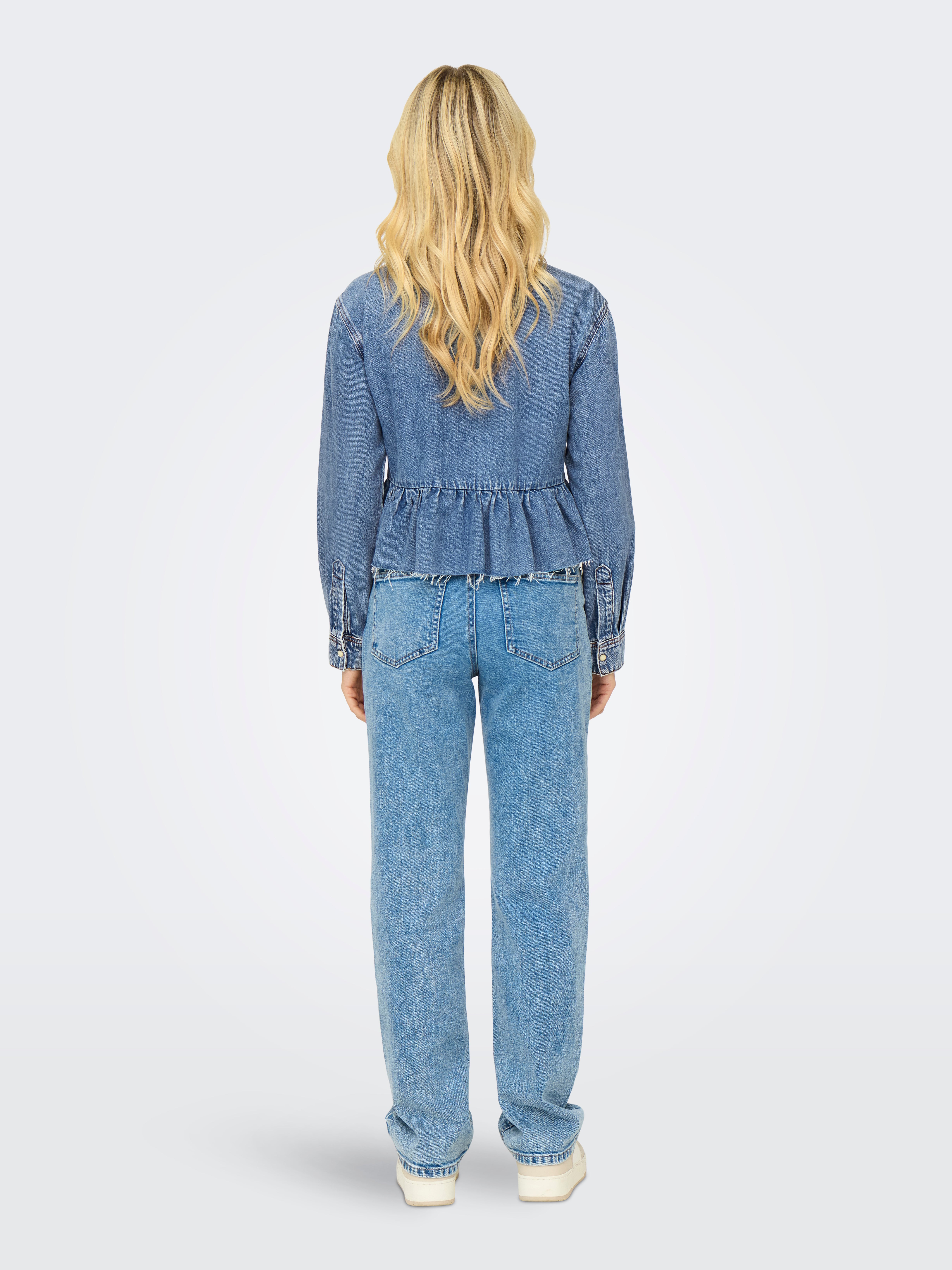 ONLELLI Hemd Medium Blue Denim