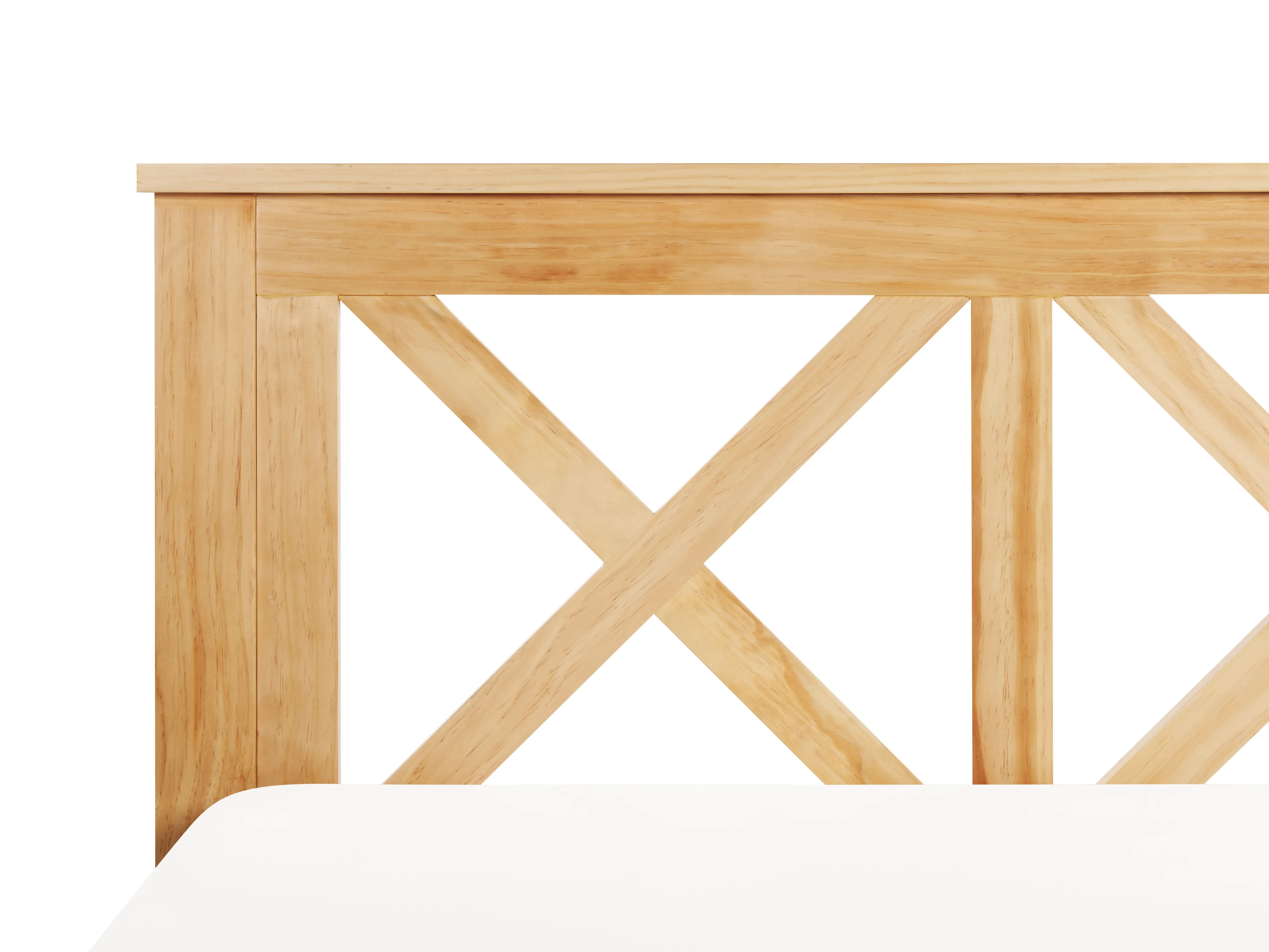 Bed Dennenhout TANNAY 180 x 200 cm Lichtbruin