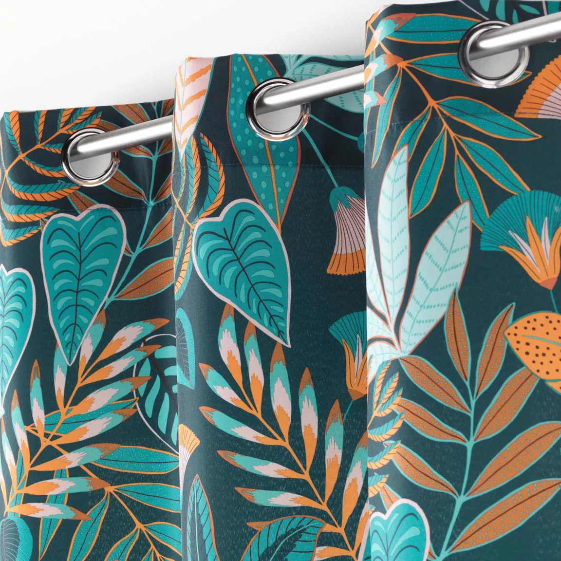 Rideau oeillets (140 x 280 cm) Tilda Vert