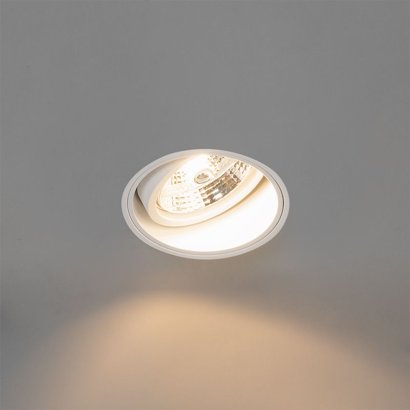 Moderne inbouwspot wit trimless - Impact 70