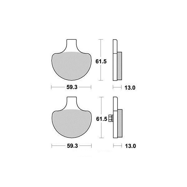 Sifam - Plaquettes de frein S1019N