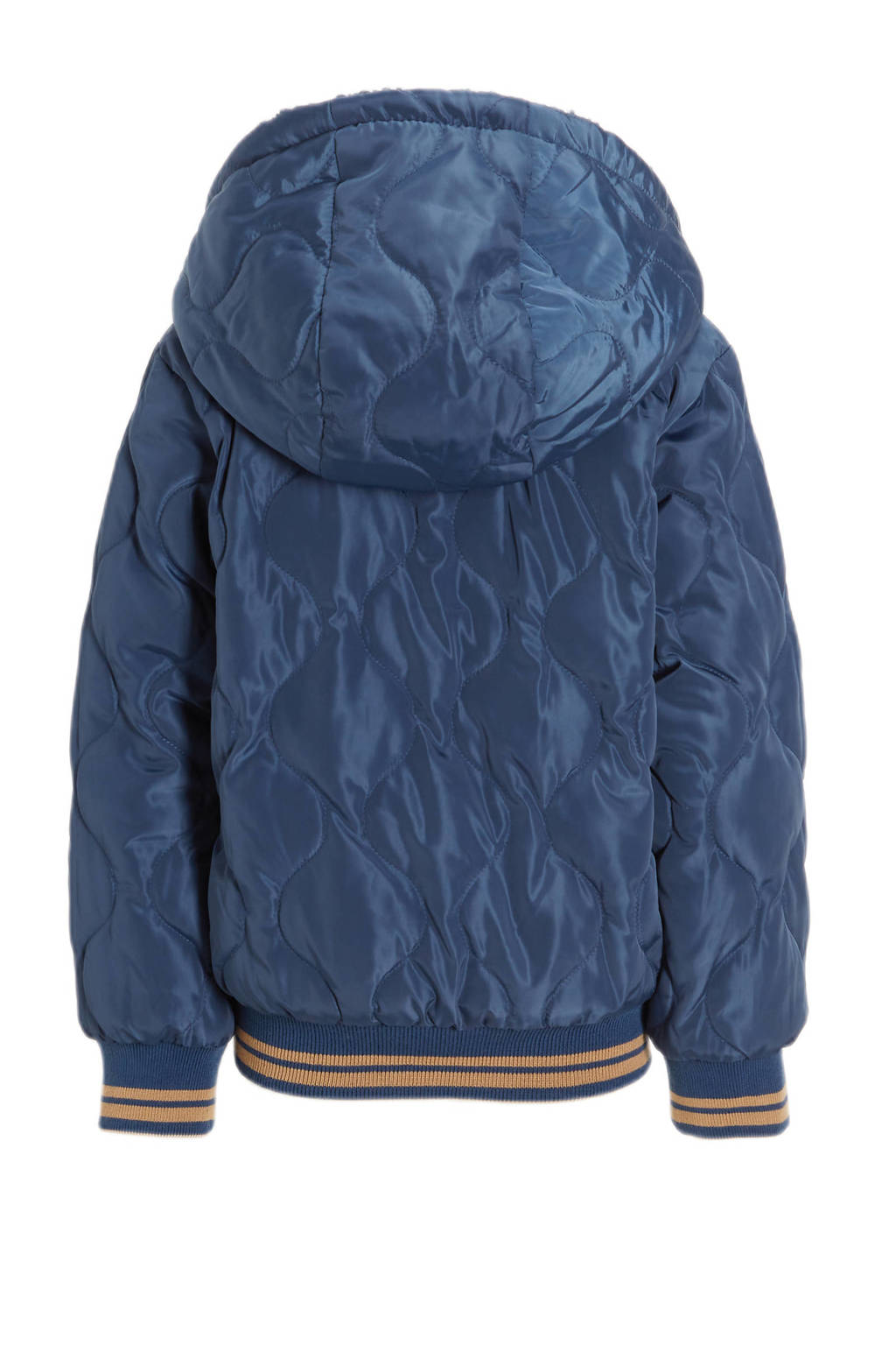 Orange Stars reversible winterjas Nanet bruin/blauw