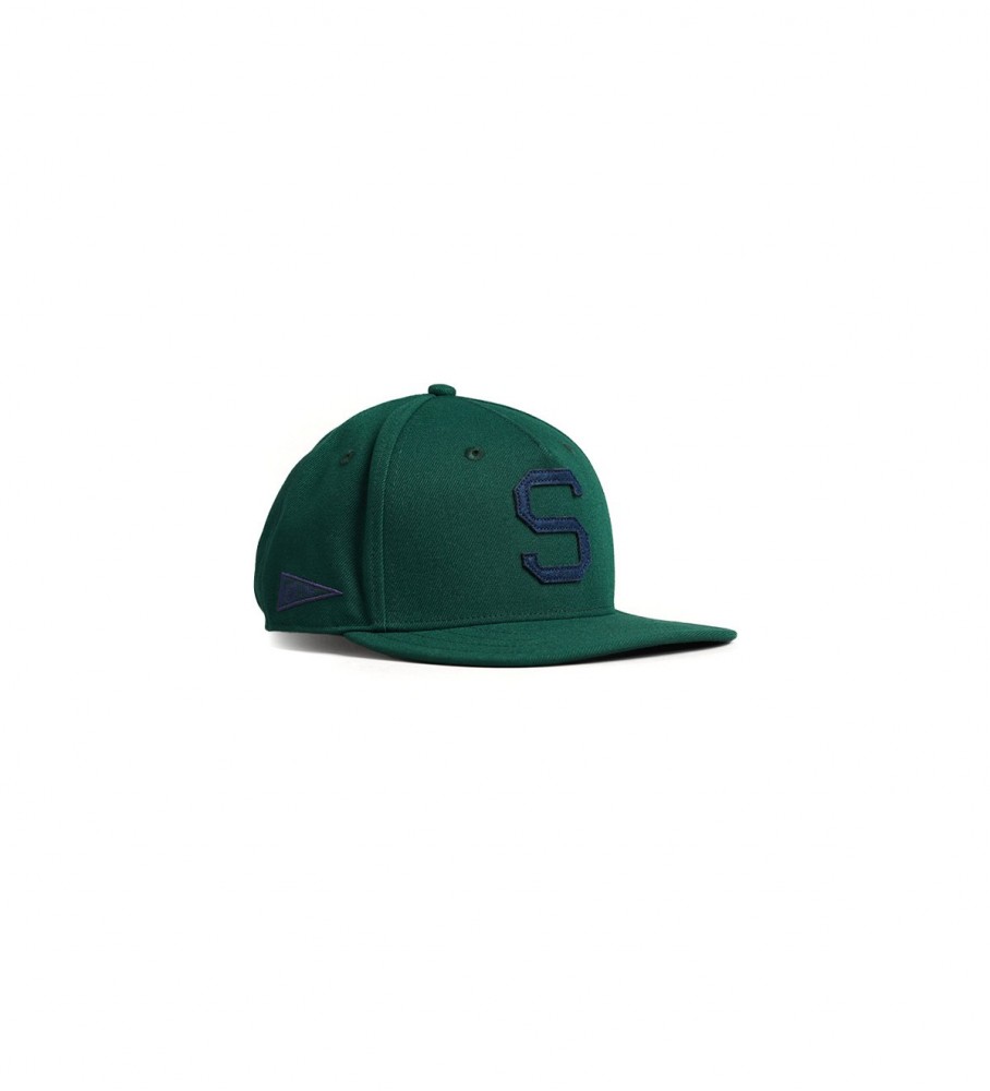Boné Superdry Verde com Estampa B-Boy