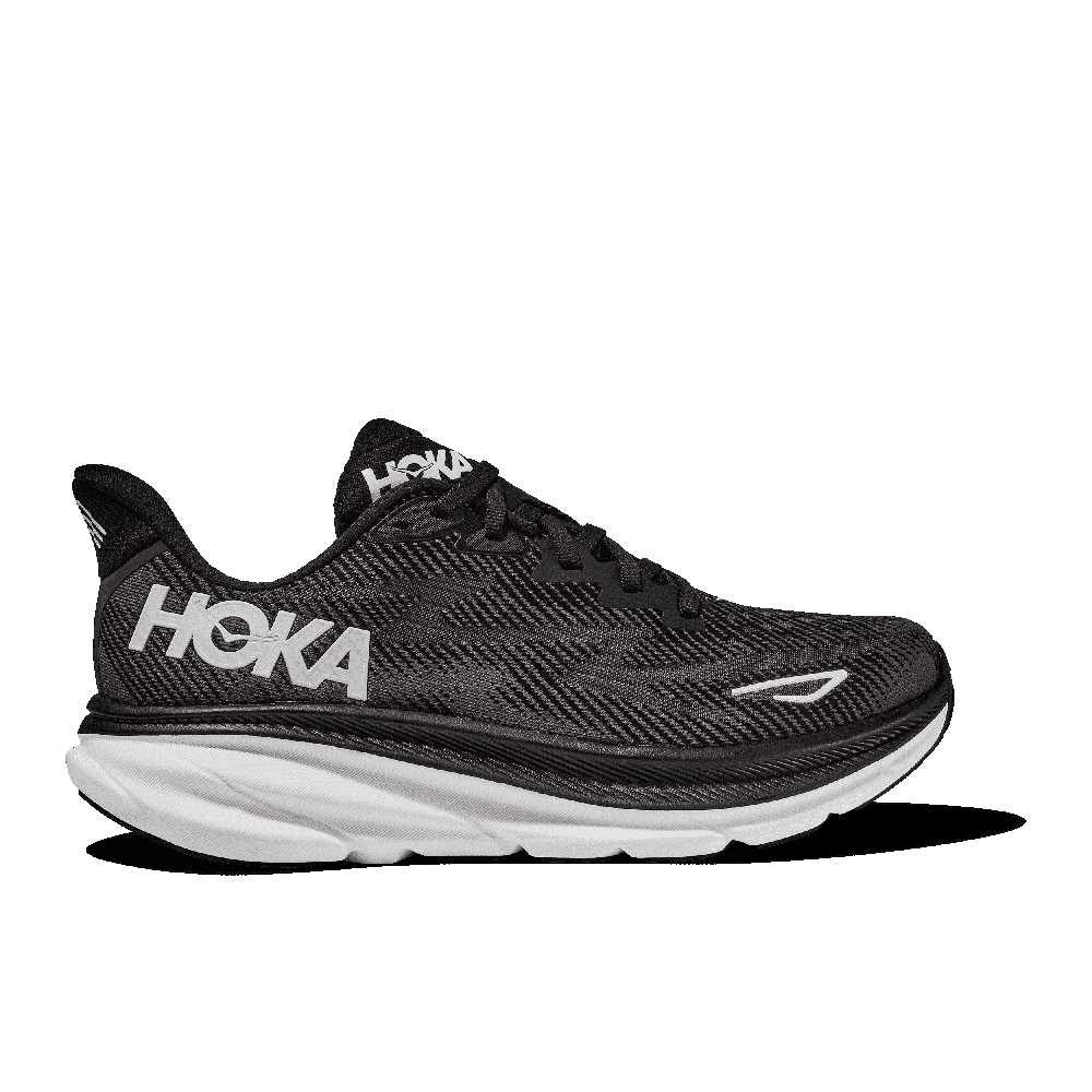 hoka clifton 9 loebesko herre 38 1127895 black white
