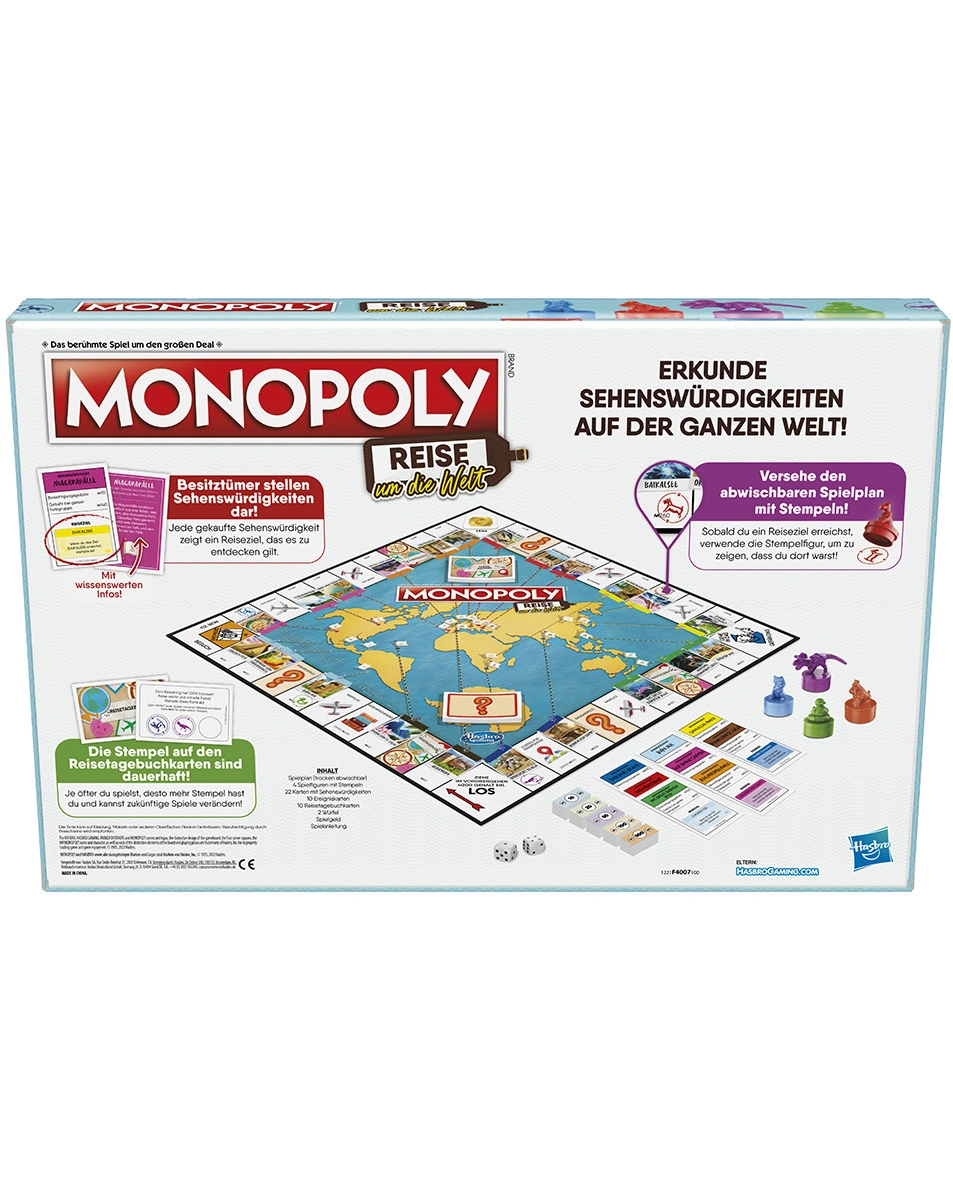 Monopoly Reise um die Welt