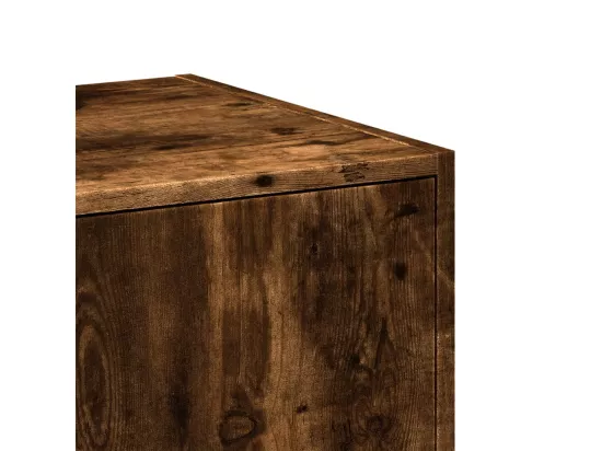 Armoire d'apothicaire chêne fumé 40x41x144,5 cm bois ingénierie