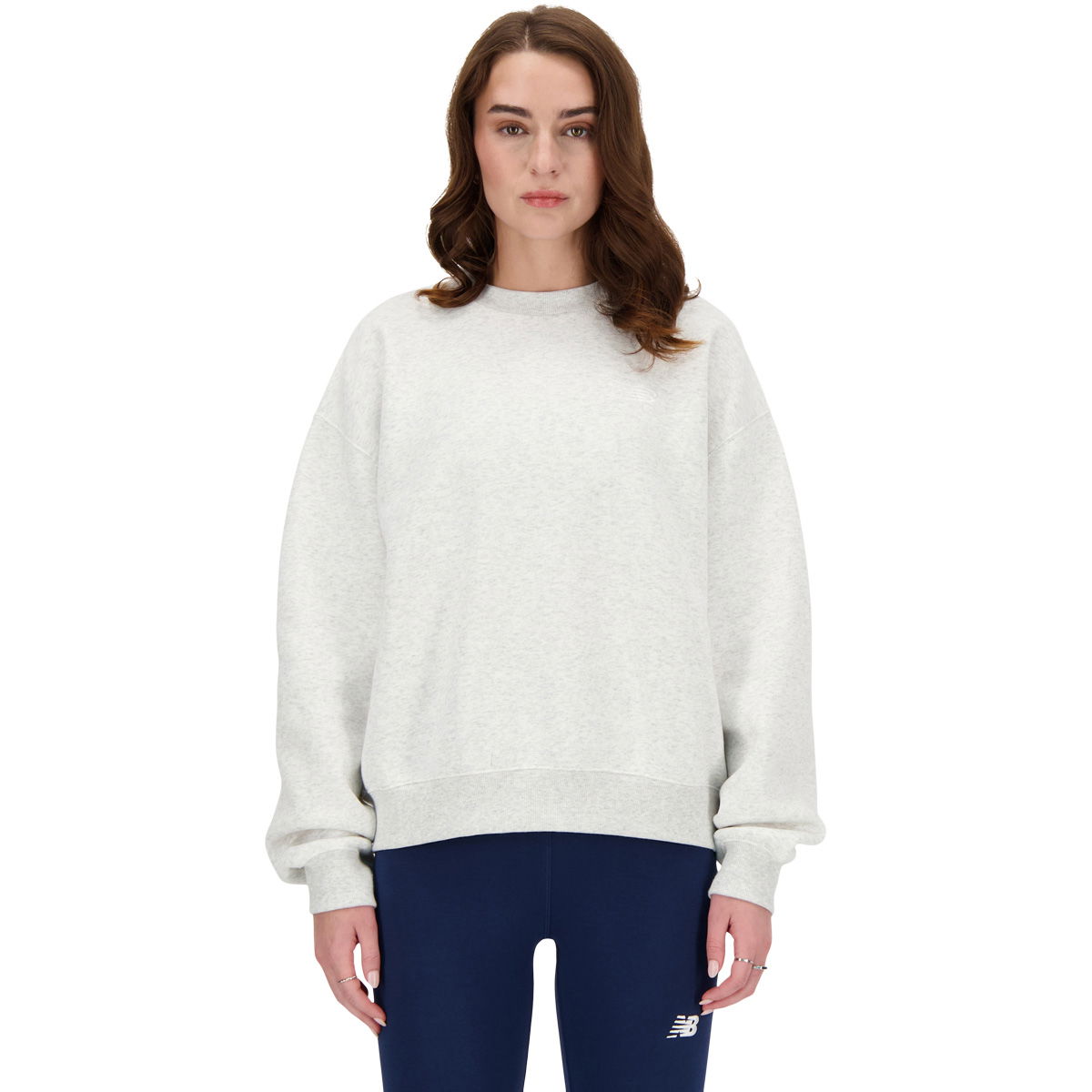 New Balance Small Logo Crew Sweatshirt Dame