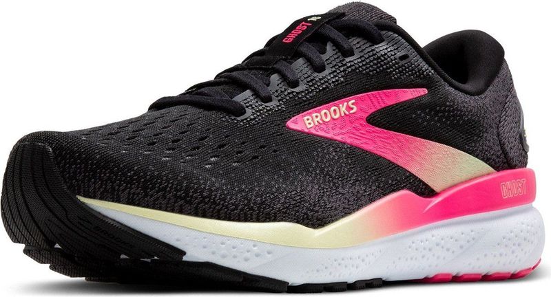 Brooks - Ghost 16 - Hardloopschoenen - Zwart - Mesh