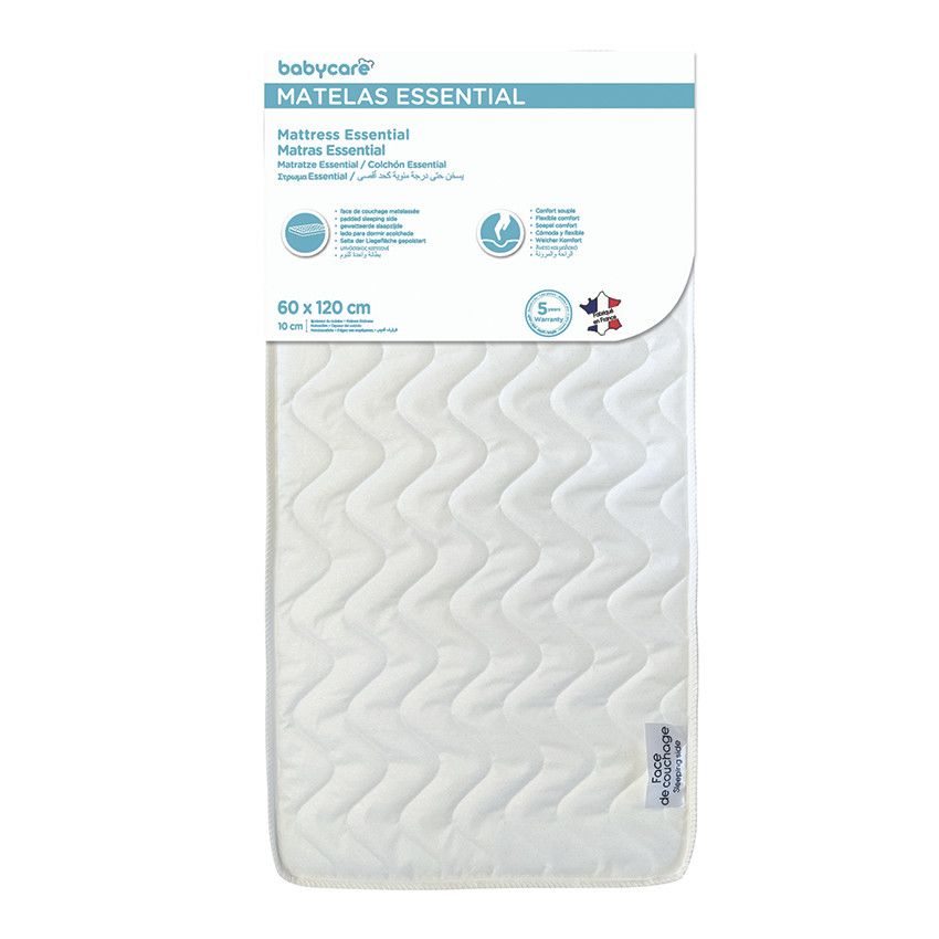 Matelas Essential 2.0 60x120 cm - Ecru