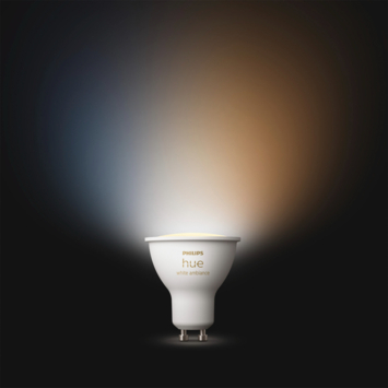 Philips Hue spot - warm tot koelwit licht 4.2W  - 1 spot - GU10