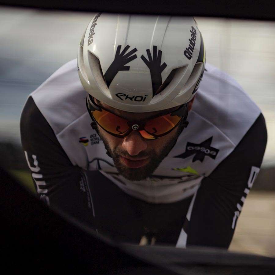 Assos Skharab Sport Zonnebril Rood