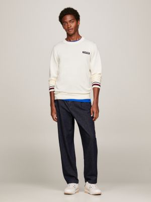 Suéter com logotipo Global Stripe Cuff