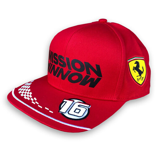 Gorra Scuderia Ferrari F1 Leclerc Missão Winnow