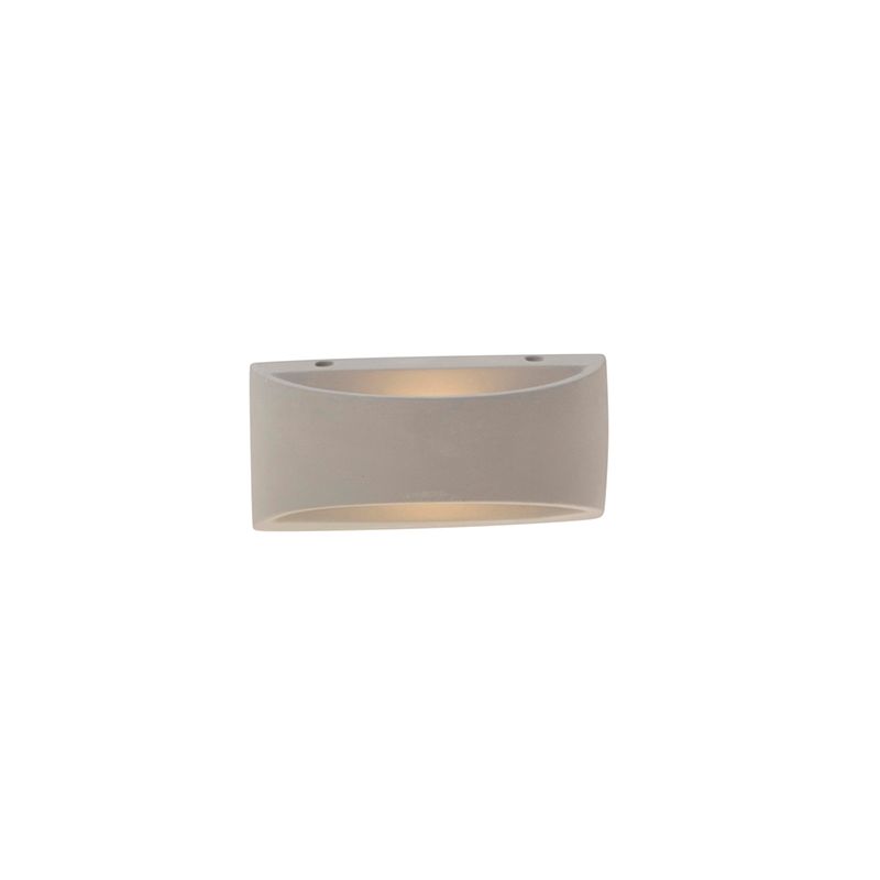Landelijke wandlamp beton halfrond - Adelaide
