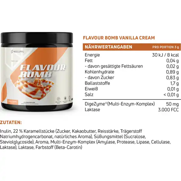 Flavour Bomb Vanilla Cream
