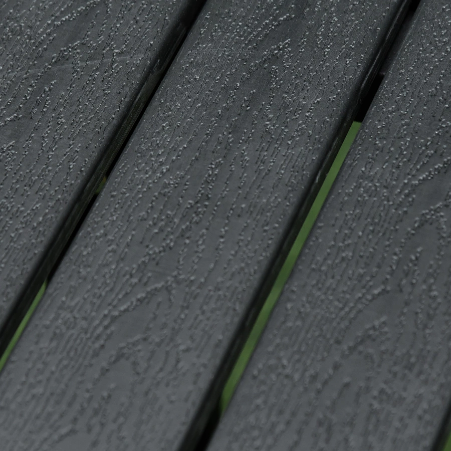 Outsunny Gartentisch mit Aluminium-Rahmen schwarz