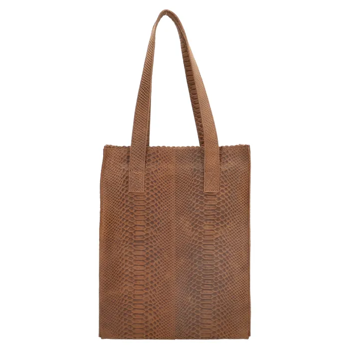 Hide & Stitches Waco Laptoptas Shopper 15,6 inch Bruin