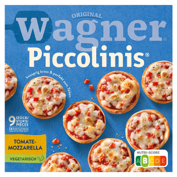 Original Wagner Piccolinis Pizza Tomate-Mozzarella 9 Stuks 270 g