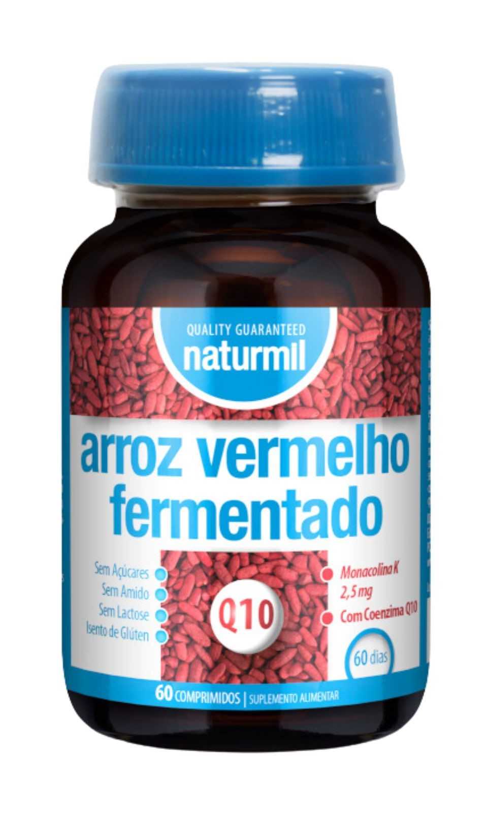 Naturmil Arroz Vermelho Fermentado 60 comprimidos