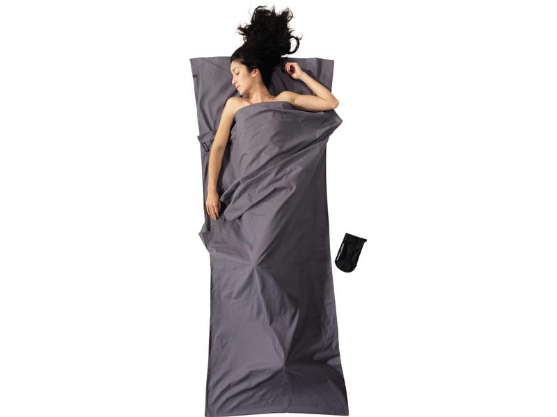 cocoon Schlafsackeinlage TravelSheet, Baumwolle, Dunkegrau Innenschlafsack