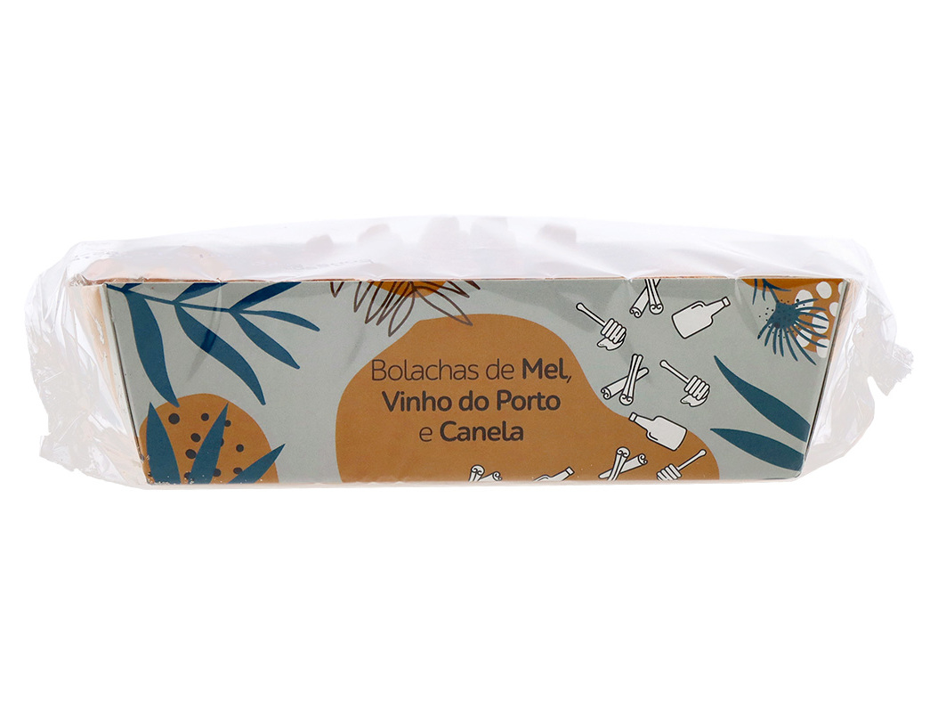 BOLACHAS DE MEL CANELA E VINHO DO PORTO 250G