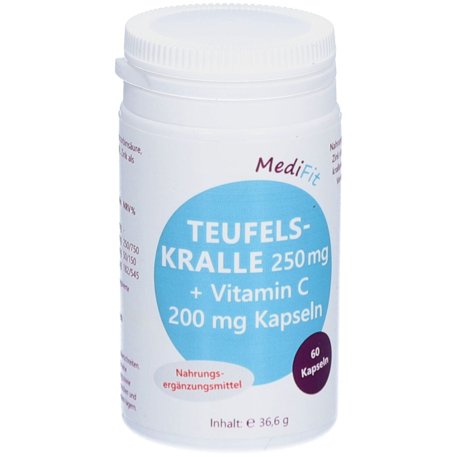 Teufelskralle 250 mg + Vtamin C 200 mg