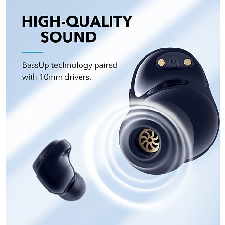 Anker Soundcore Dot 3i trådløse in-ear høretelefoner - sort