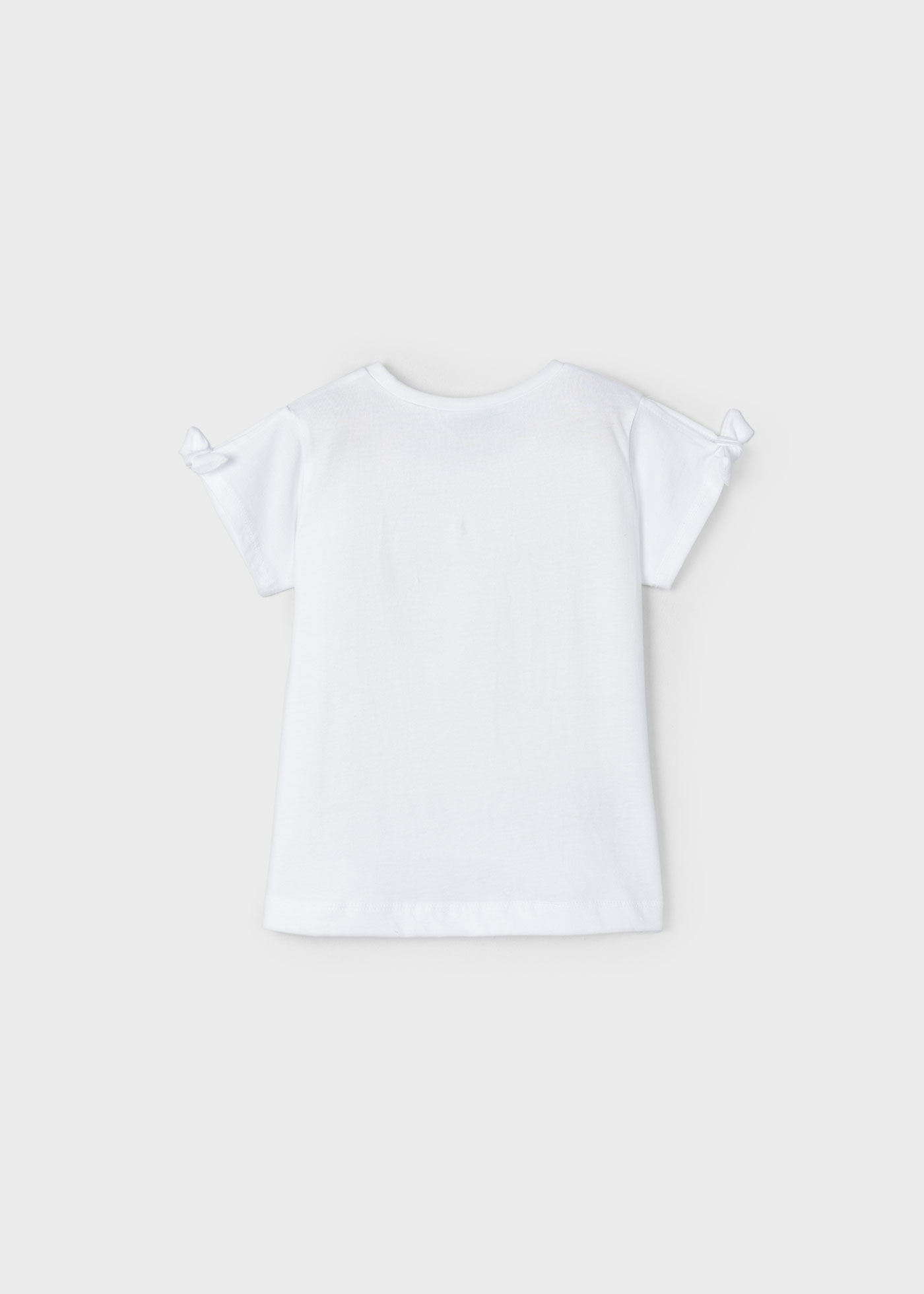 Camiseta estampada Better Cotton para meninas, Branco-Orquídea