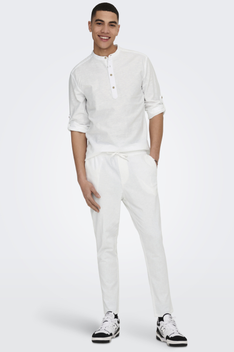 Only & Sons witte heren overhemd