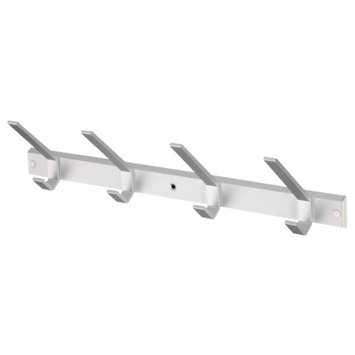 Kapstok 4 haken Ria aluminium 456 mm