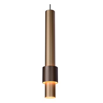 Lucide hanglamp Margary 3x4W koper