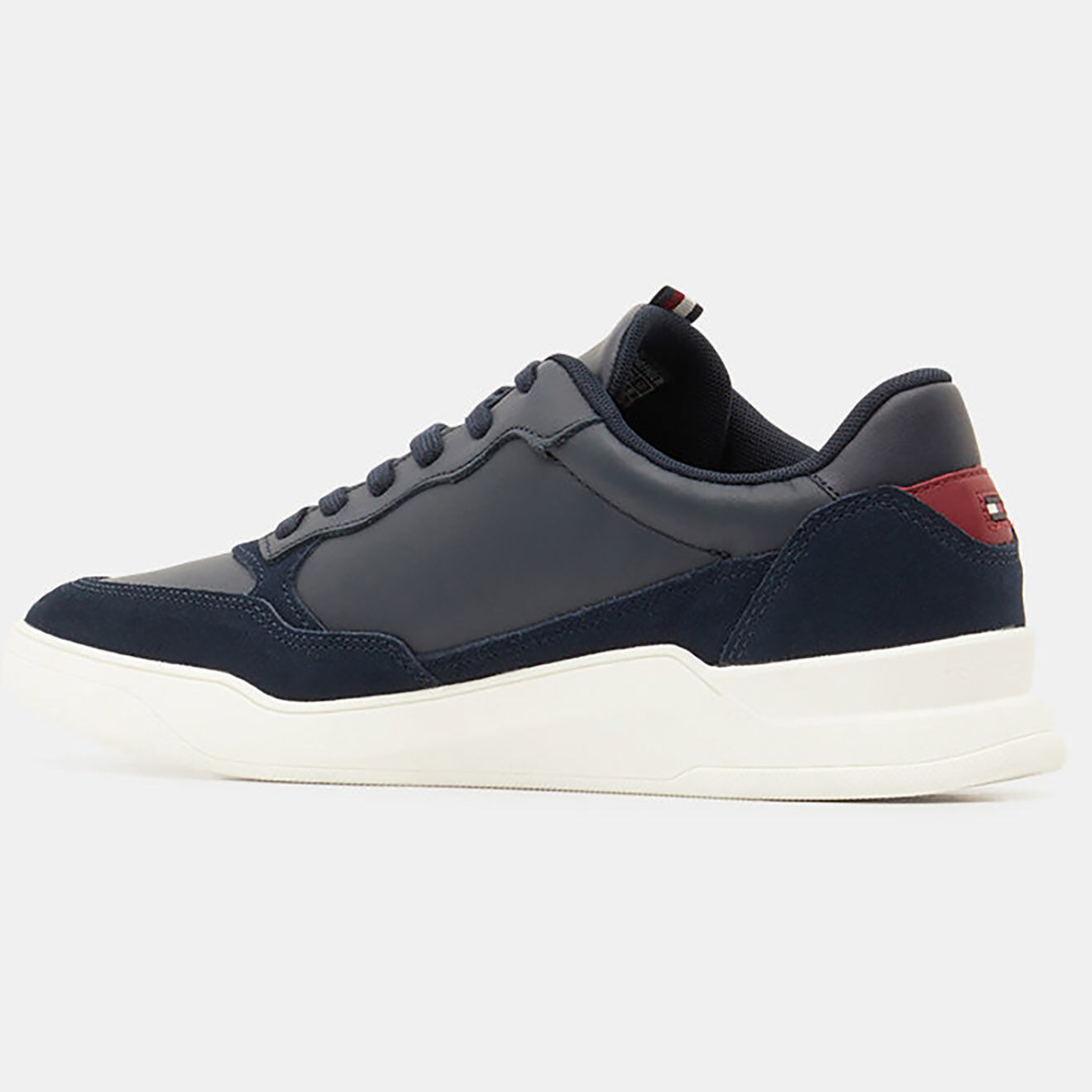 Tommy Hilfiger Baskets en Cuir Elevated Cups bleu marine