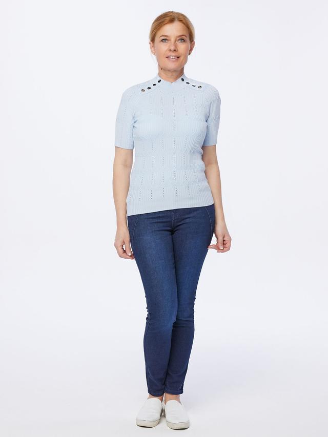 Sommerstrick Pullover halbarm