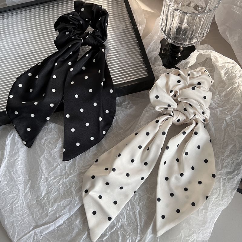 Sesori - Gestippelde strik scrunchie