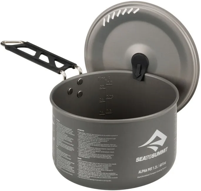 Sea To Summit ALPHA 1.1 COOKSET W SACK Pacific Blue/Grey