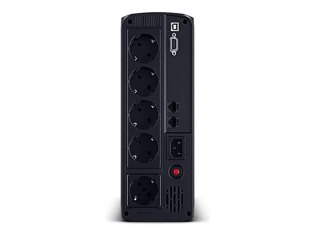 CyberPower Value Pro VP1200ELCD - UPS - AC 230 V - 720 Watt - 1200 VA - 1-faset - 7.2 At - RS-232, USB - output-stikforbindelser: 4 - sort