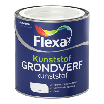 Flexa grondverf kunststof acryl wit 250 ml