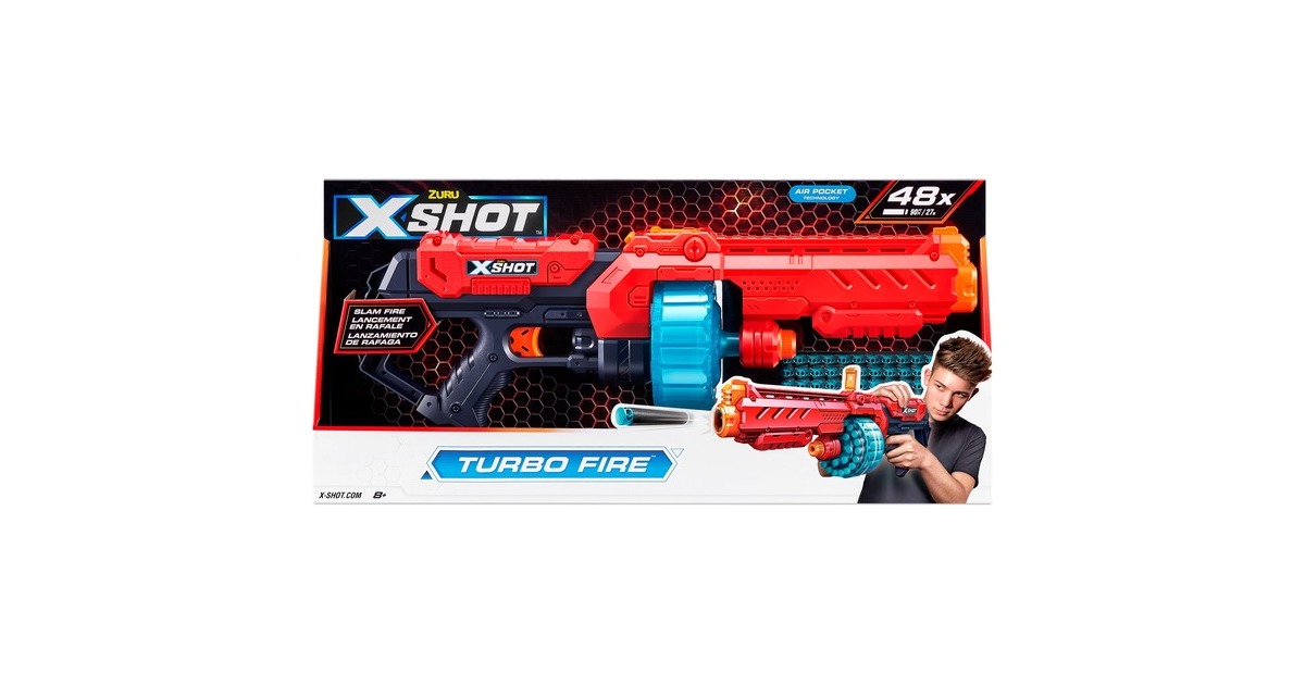 ZURUX-Shot Excel - Turbo Fire Blaster Dart blaster