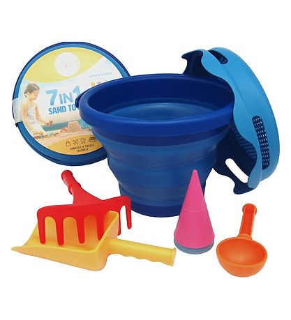 Compact Toys Strandset - 7 Teile - Blau