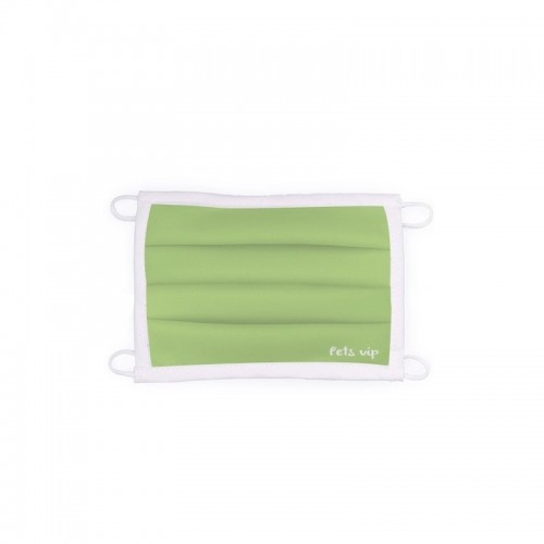 Máscara facial para animais de estimação personalizável, aprovada e lavável, verde limão.