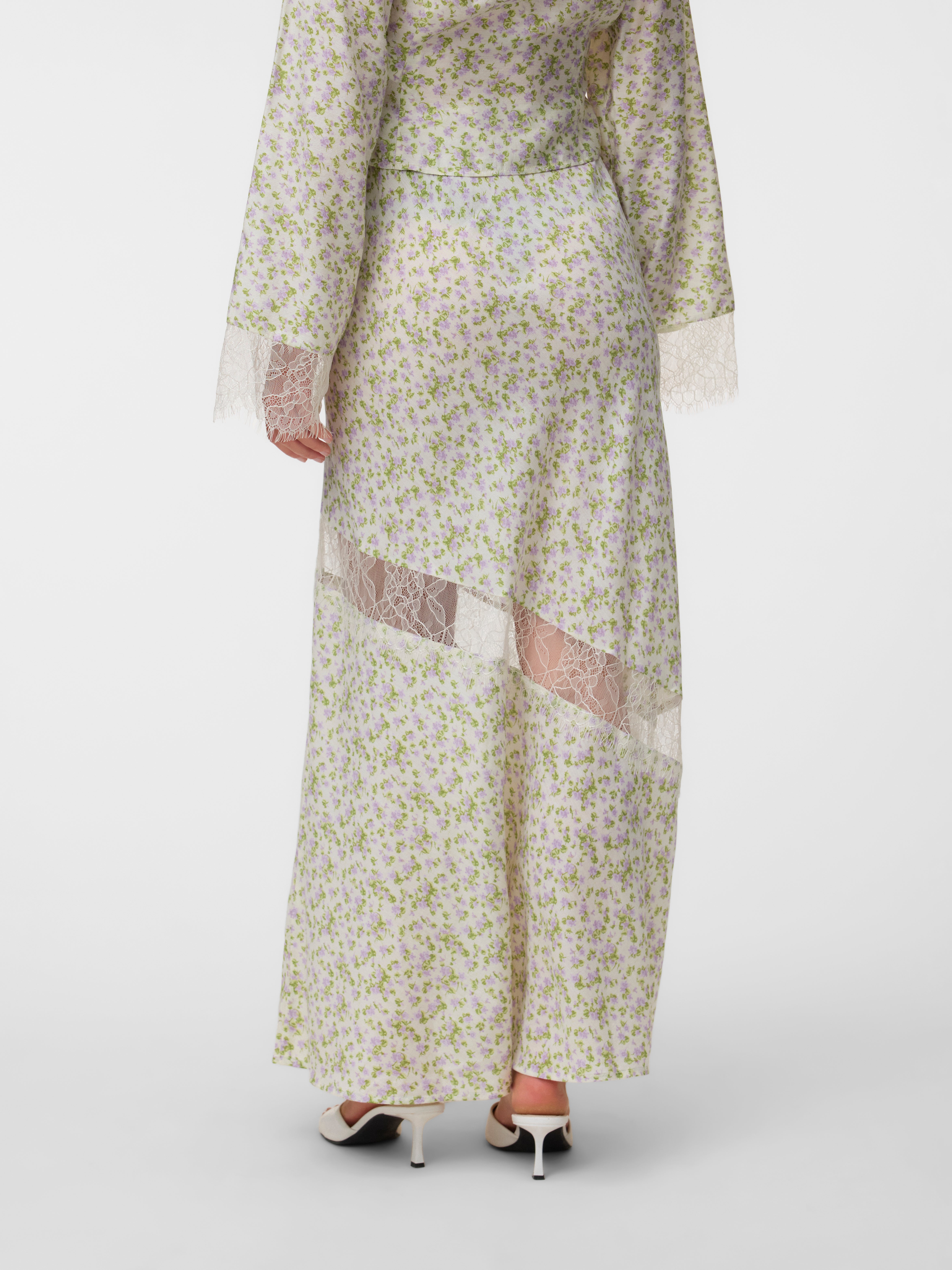 VMSUNNI Mid waist Lange rok
