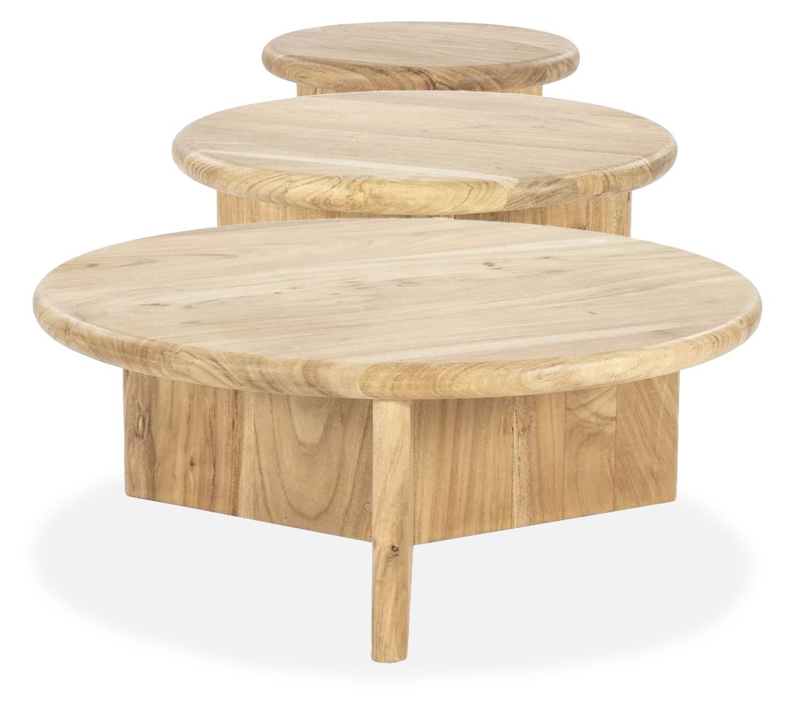 Salontafelset  Leoti ⌀80  x H30 cm