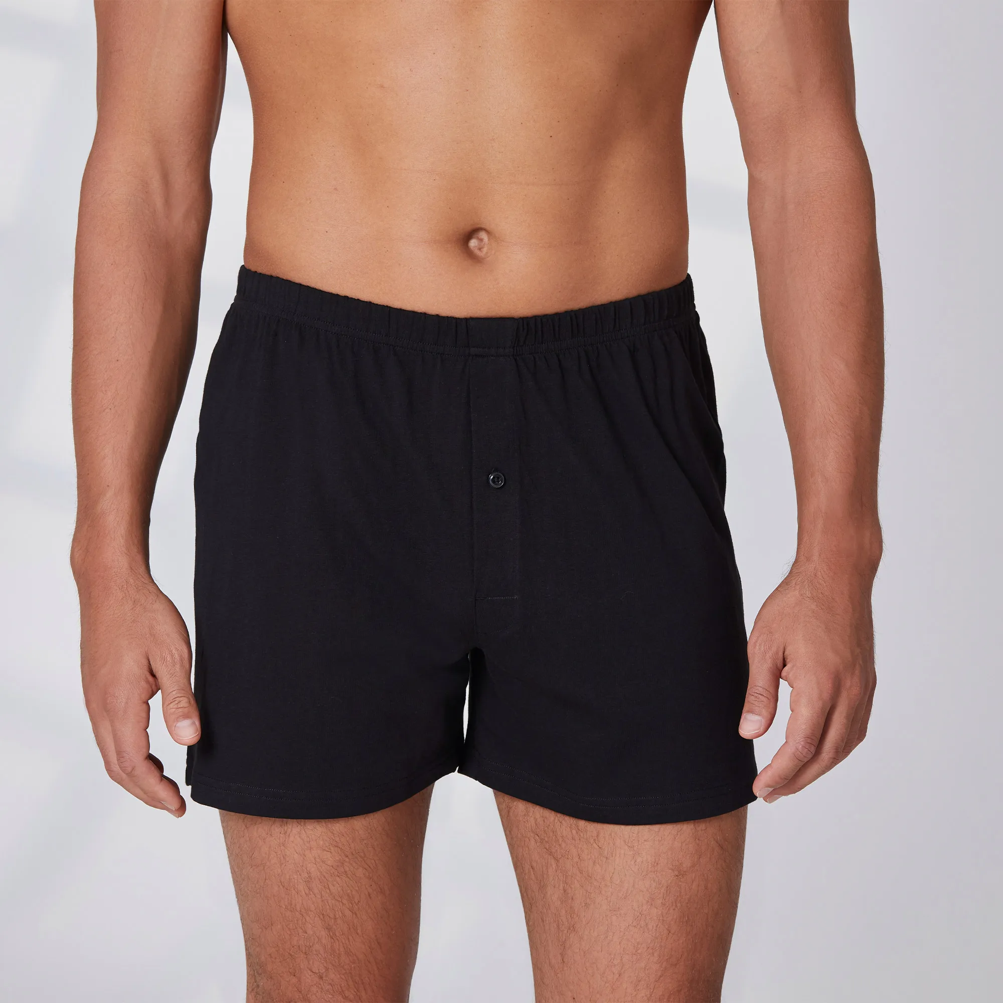 Herren-Boxershorts mit trendigen Streifen, 2er-Pack