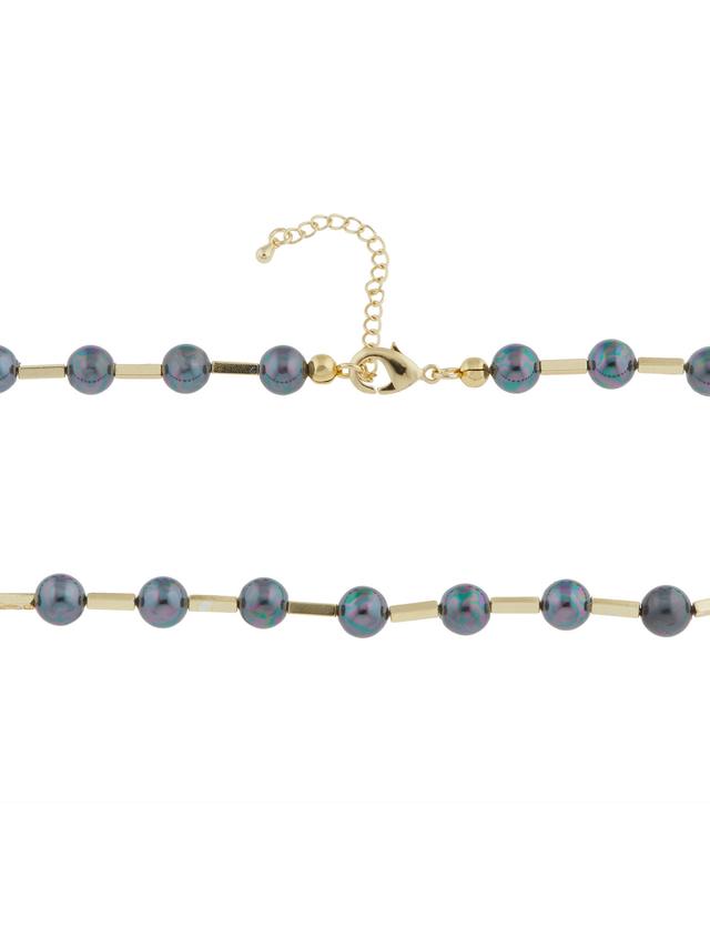 Armband & Collier, Muschelkernperlen & Hämatit