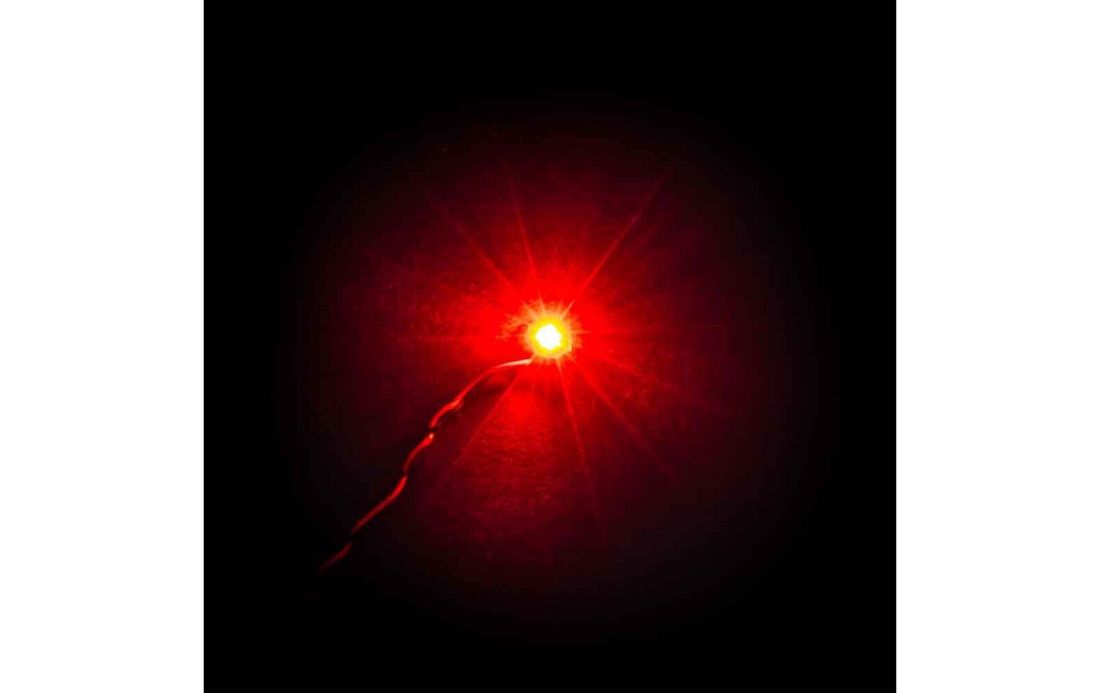 Zubehör Light My Bricks Flashing Red 30 cm 4er PackRotes Bit-Licht mit Kabel