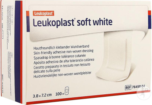 Bsn Medical Leukoplast Soft White Sparadrap 38x72mm Pièces 100