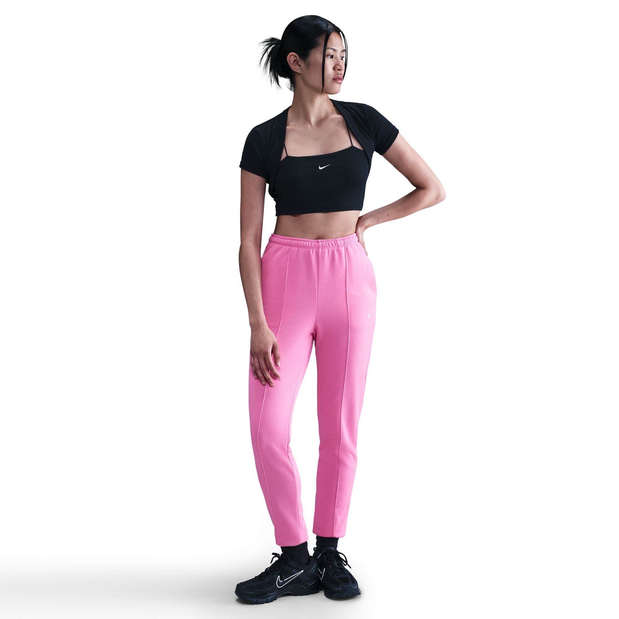 Sportswear Chill Terry Sweatpants Dame 675/Playful Pink/Sail