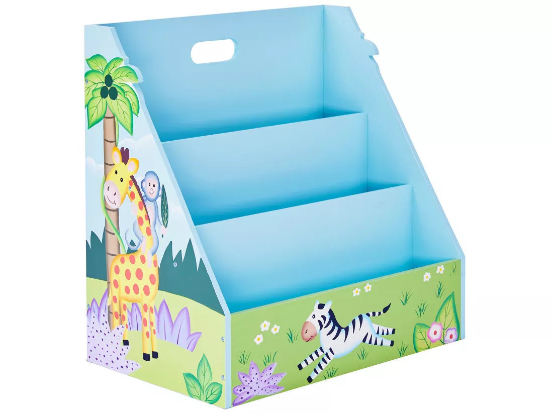 Meuble de rangement livres magazines étagère bibliothèque enfant garçon